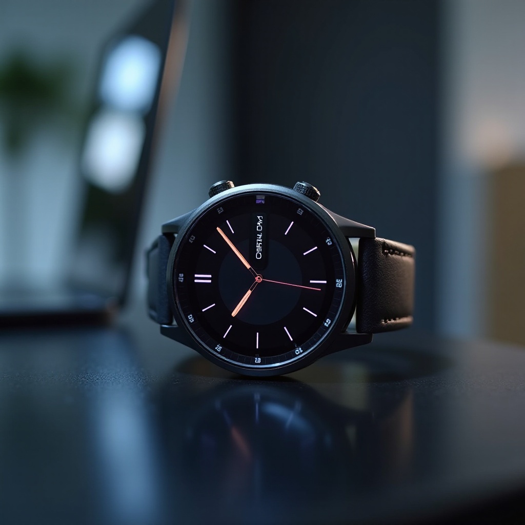 ontgrendelde smartwatch